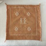 Cactus Silk Cushion - Orange