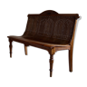 Plywood bench settee from early 20th century