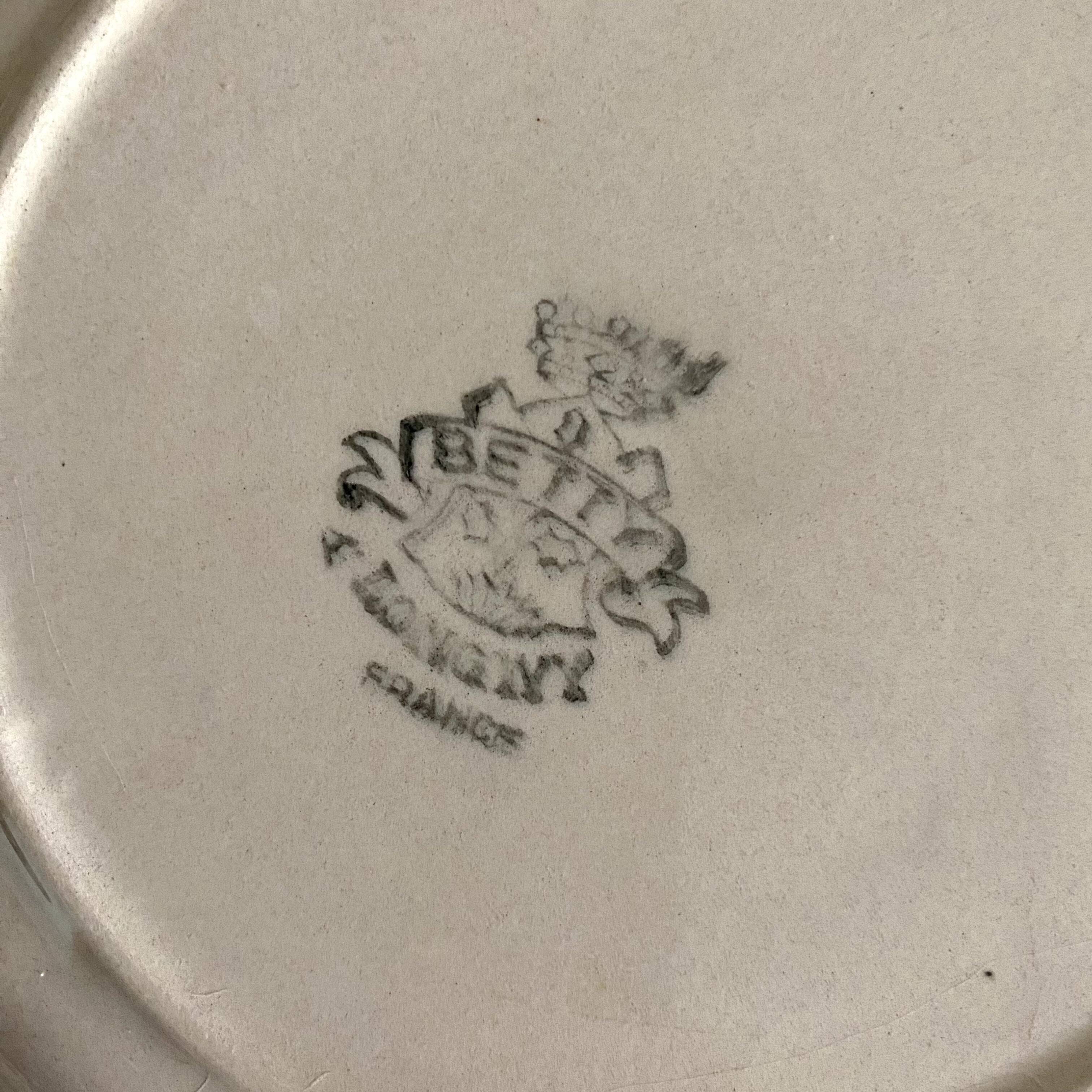 Longwy Betty model soup plates