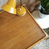 Vintage rattan desk from the 60s