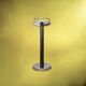Ettore Sottsass bucket holder column for Alessi stainless steel 18/10 - Italian design