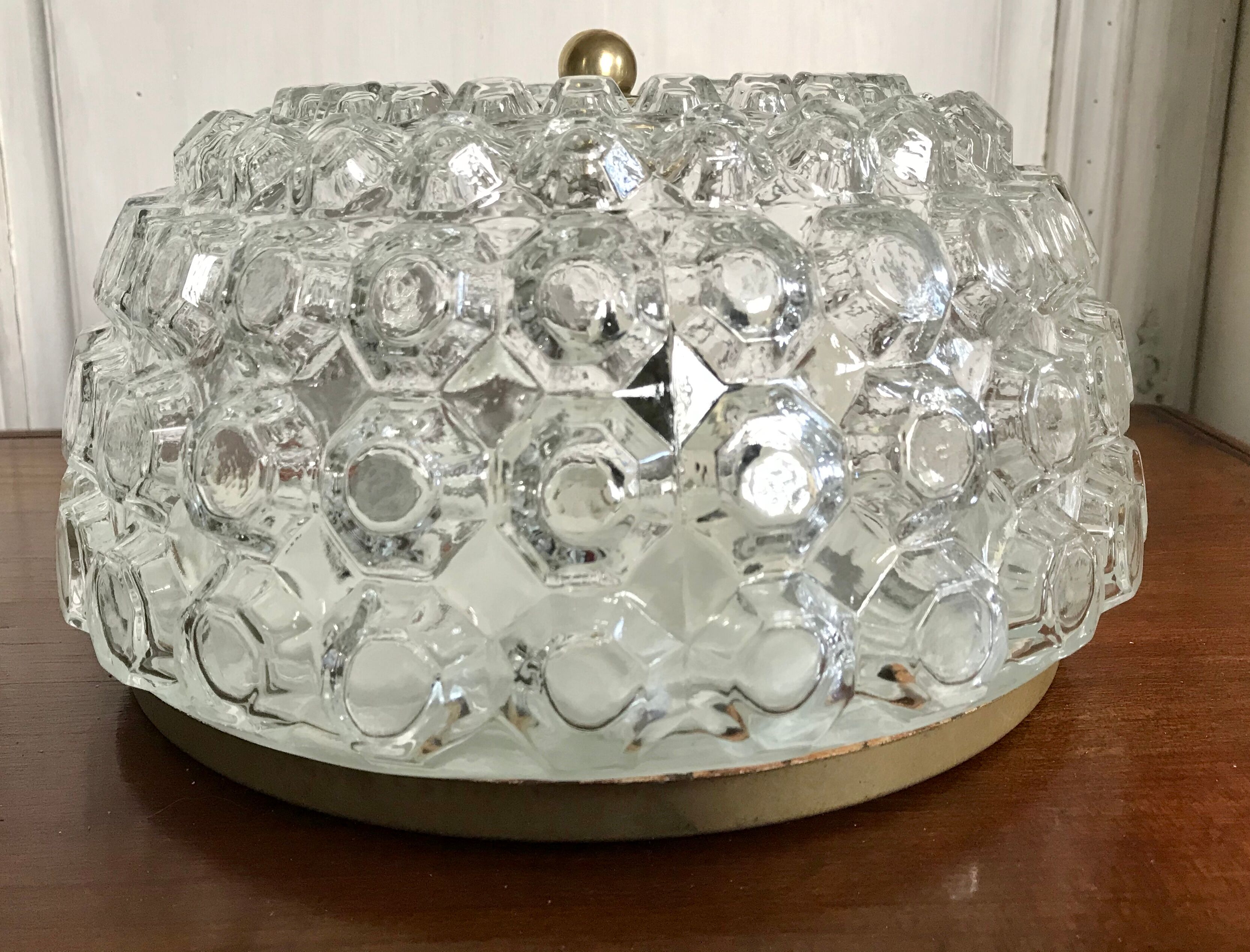 Limburg glass and brass ceiling