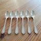 Set of 6 small old boulenger spoons