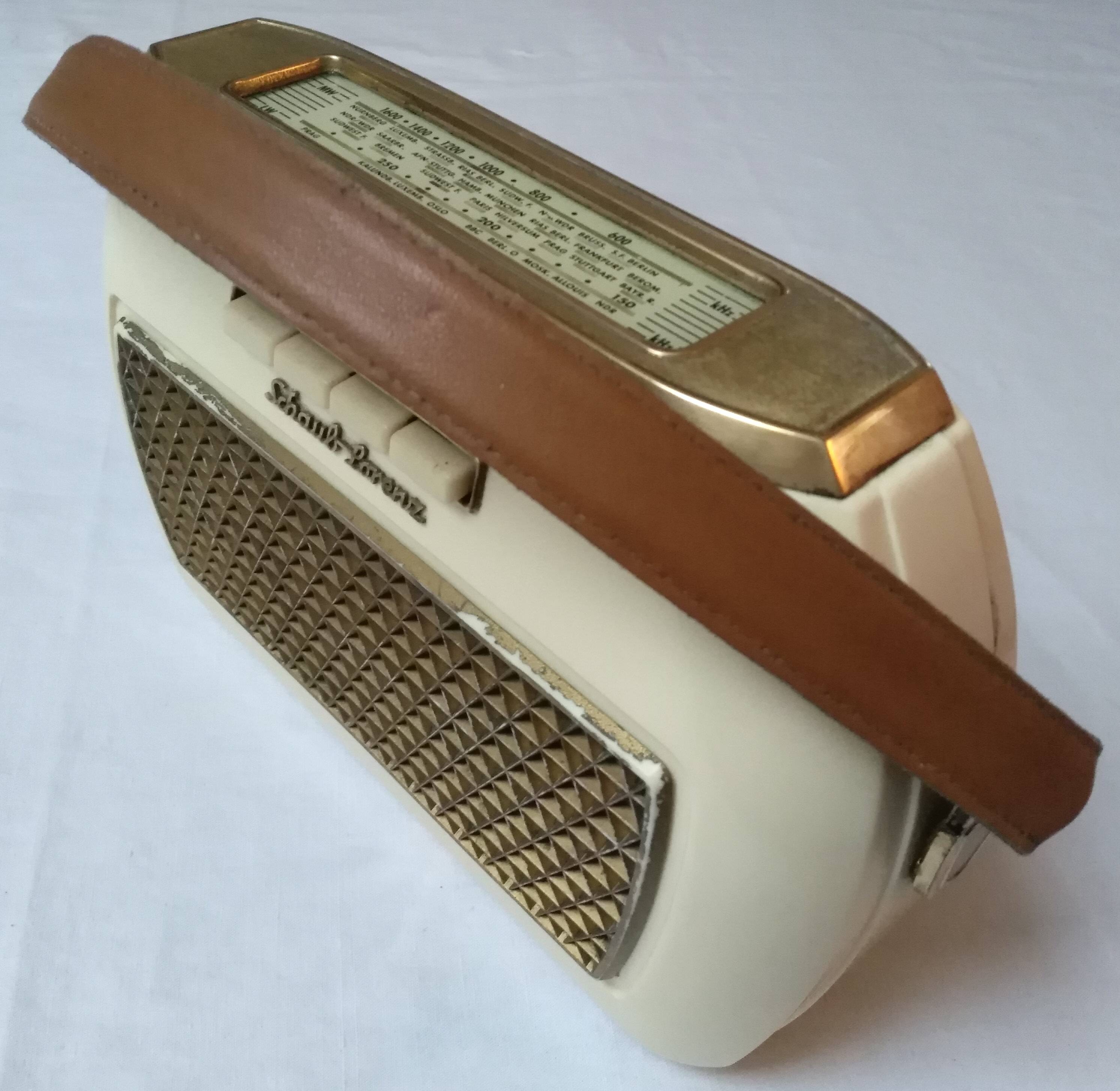 Portable radio schaub lorenz 1959