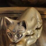 Brass cat