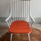 White and orange Nesto chair, model Grandessa by Lena Larson for Pastoe