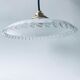 Suspension vintage en verre