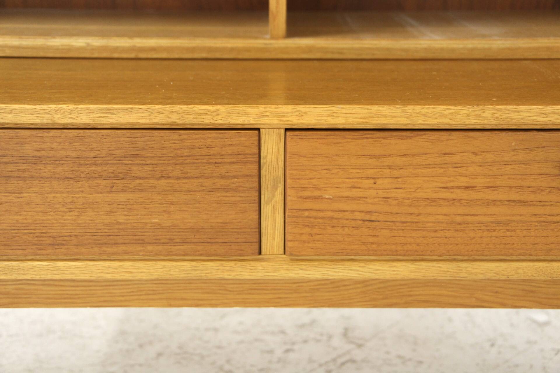 Scandinavian oak bookcase, Sweden, 1960