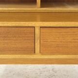 Scandinavian oak bookcase, Sweden, 1960