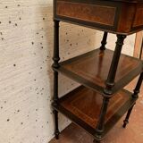 Napoleon III harness with three 20th century trays / Console