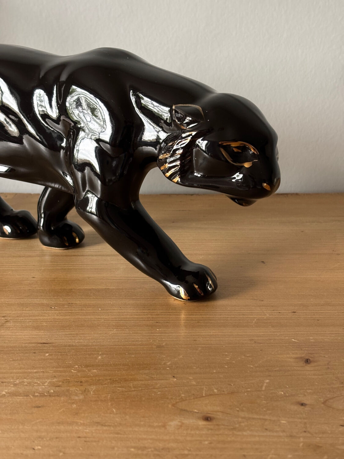 Panthère en faïence Art Déco