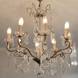 Louis XV style cage chandelier with 8 lights