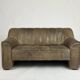 Vintage DS-44 de Sede leather sofa couch buffalo leather 70s