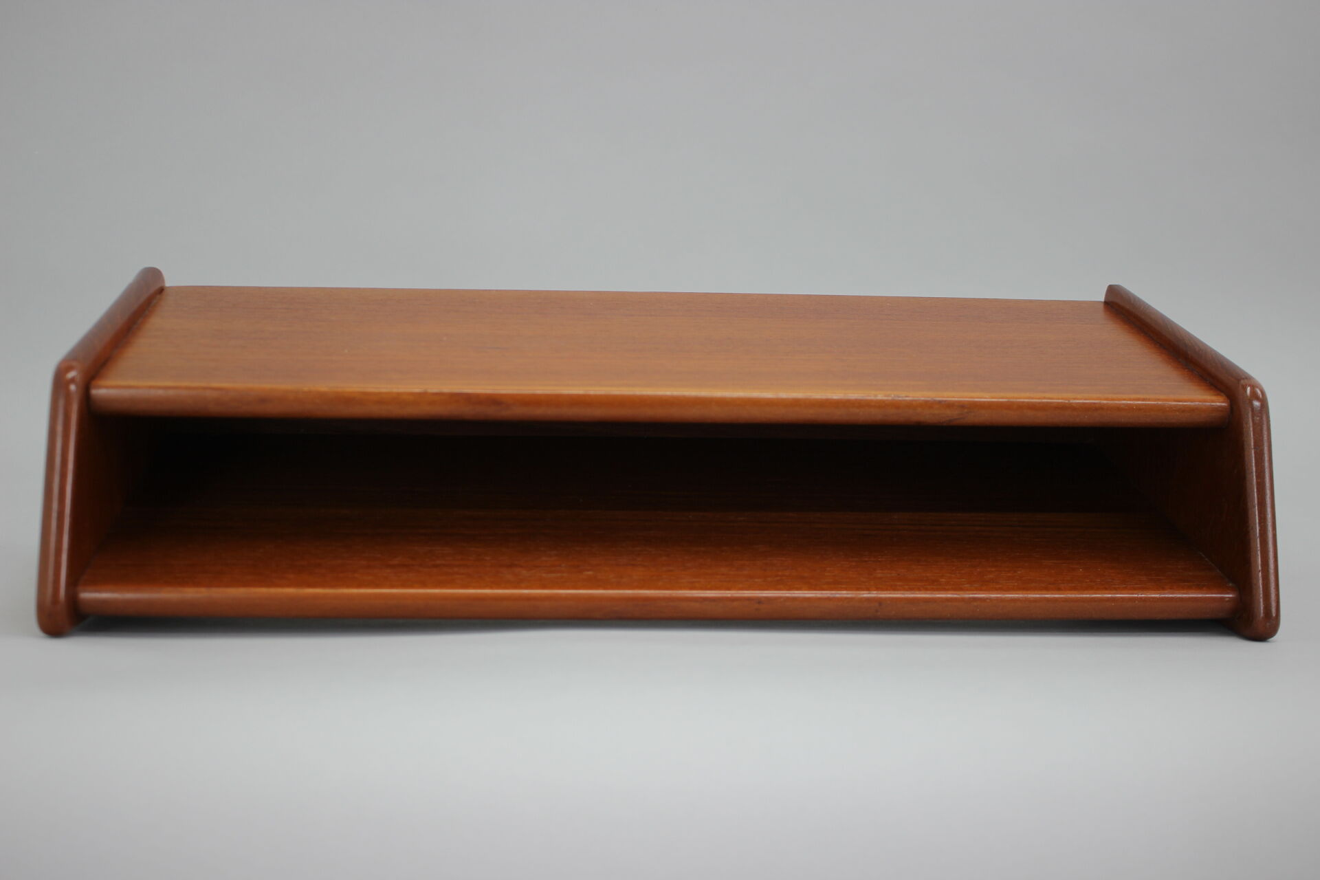 1960s teak floating wall shelf, denmark