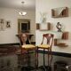 Antique Louis-Philippe walnut chairs, Italy, 19th century