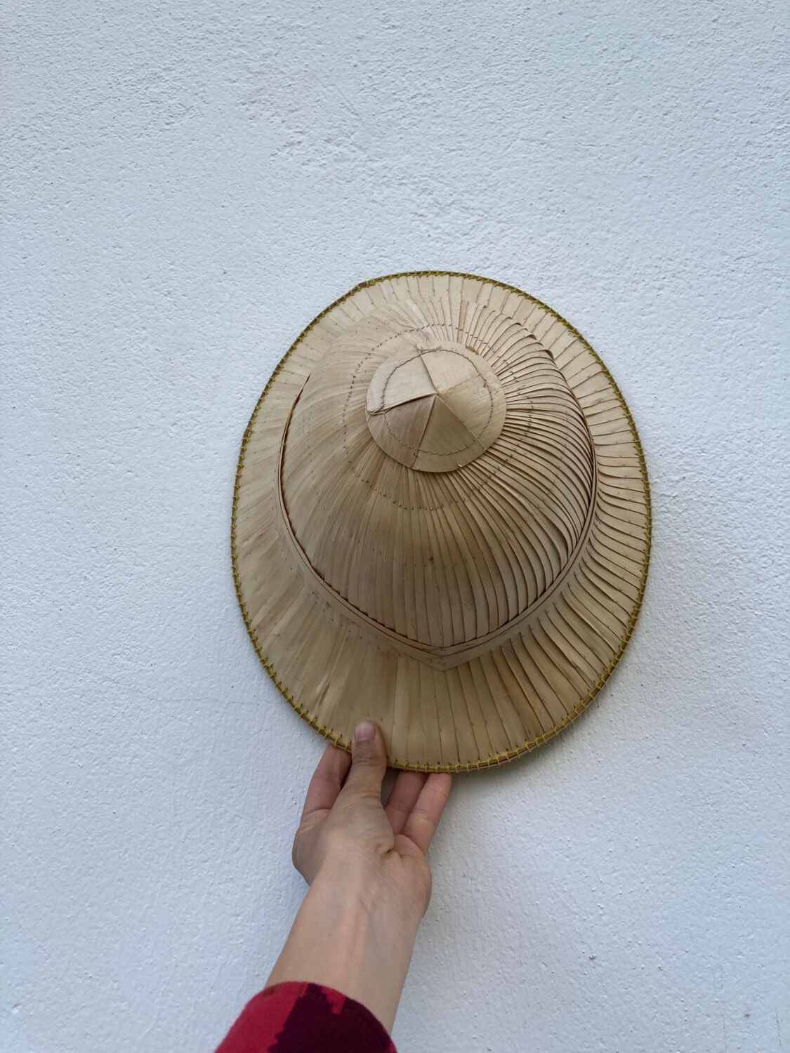 Explorer's hat made of straw