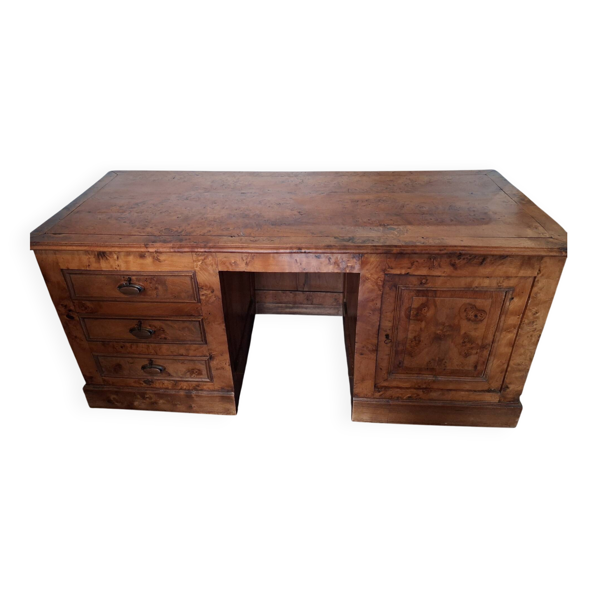 Bureau en loupe d orme