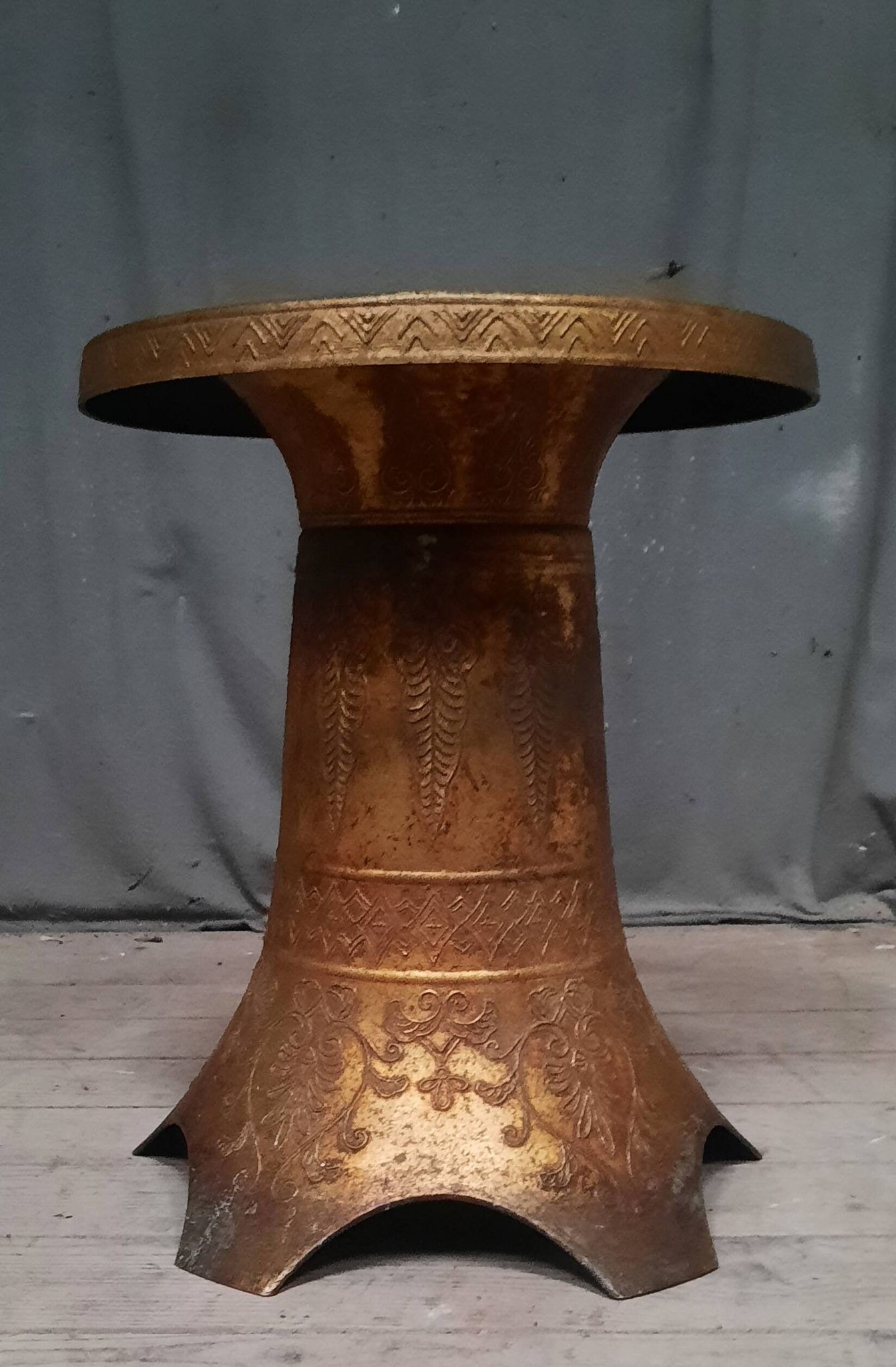 Metal coffee table