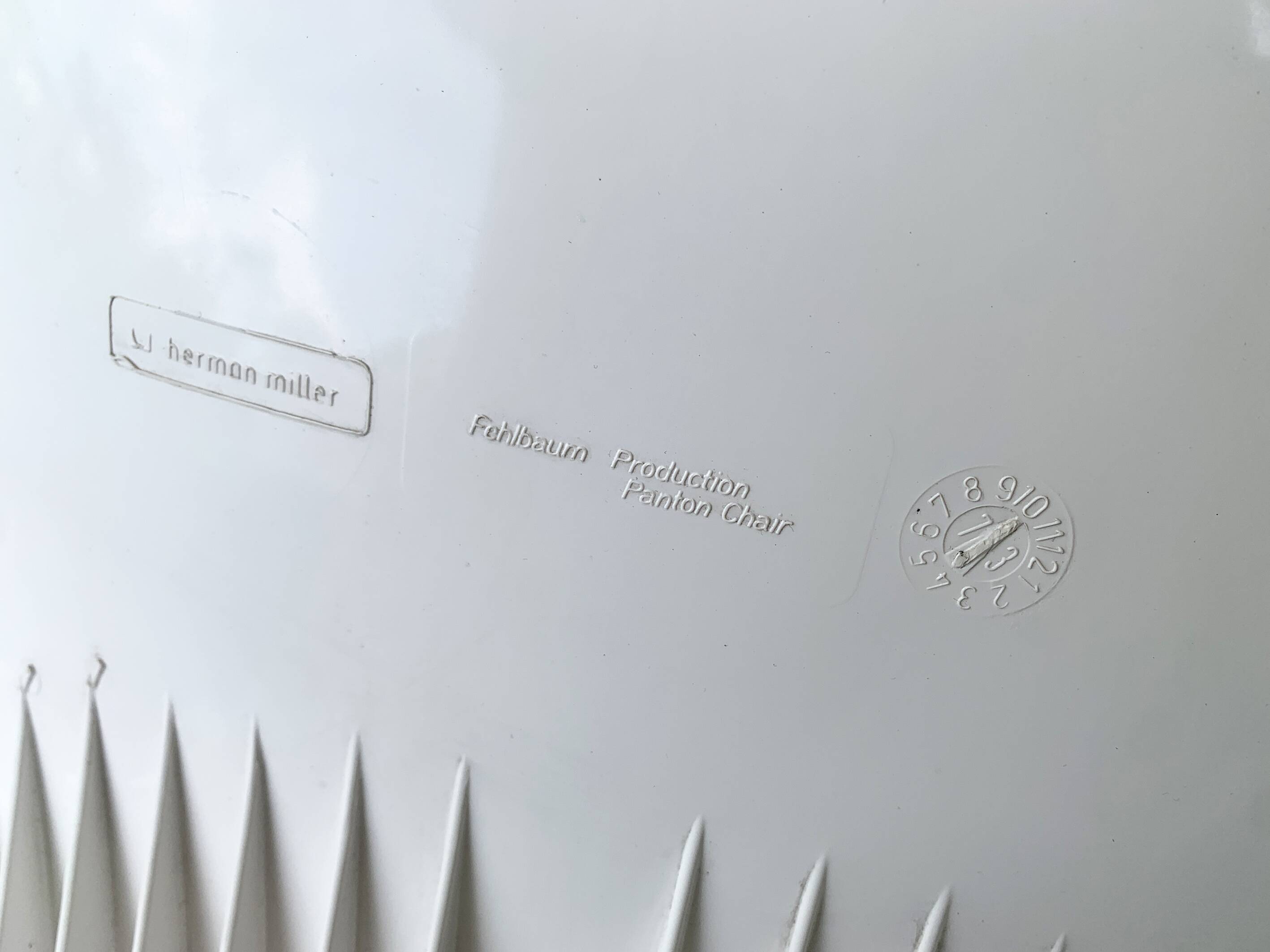 S chairs by Verner Panton for Herman Miller Fehlbaum Production, series of 4