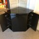 Vintage black lacquer notch