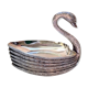 Stackable trinket bowl shape vintage swan 70