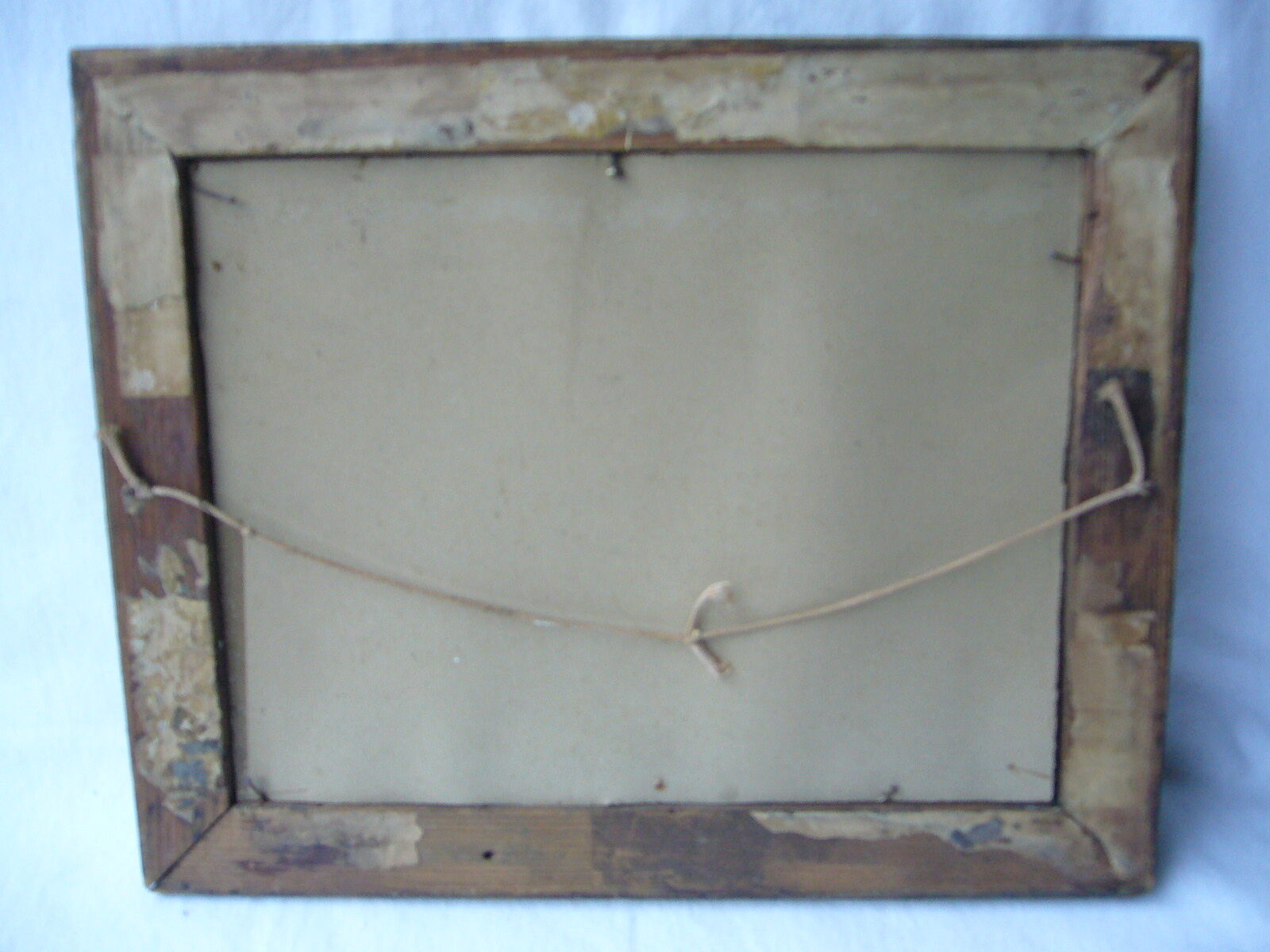 Oil painting on panel framed Brittany landscape