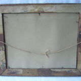 Oil painting on panel framed Brittany landscape