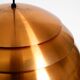 Original 1960s copper slat pendant lamp by Hans-Agne Jakobsson for Markaryd
