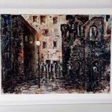 Nocturnal oil painting