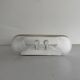Simple wall lamp in heavy Murano glass from the mid-century, 1960, Italy.