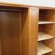 Vintage oak wardrobe from the 1960s.