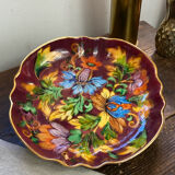 Ceramic plate, H. Bequet Quaregnon, 1950s