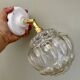 Vintage glass globe wall light