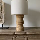Travertine lamp