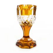 Art Deco goblet, crystal, Czechoslovakia, 1930s