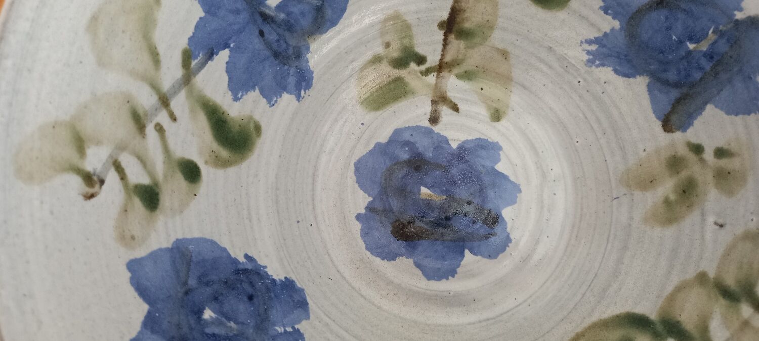 Ceramic salad bowl by Albert and Pyot Thiry in Vallauris