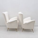 Art Dèco Italian Lounge Armchair from 50s,