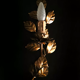 Duo of floral wall lamps