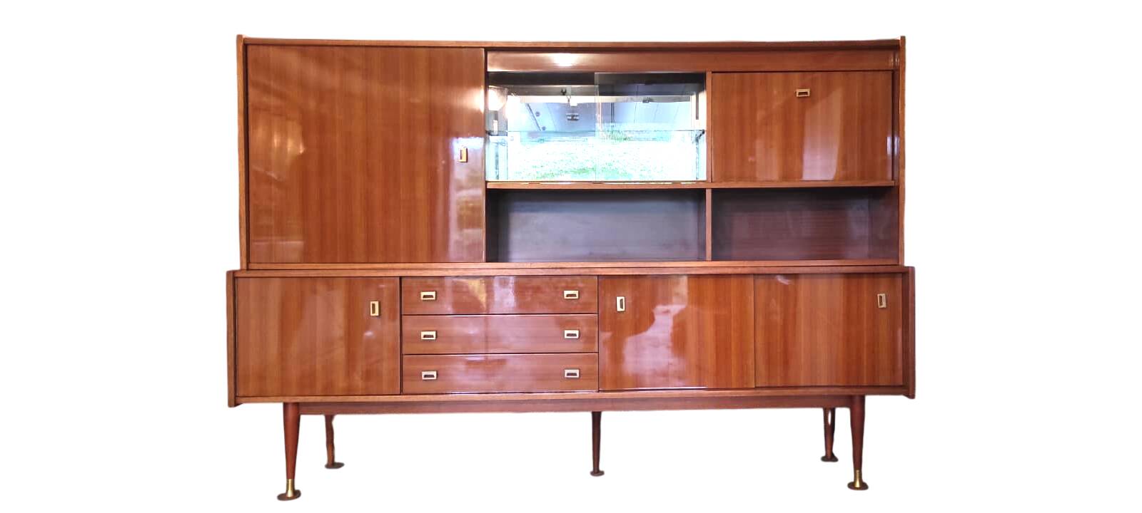 High vintage enfilade from the 50s-60s – mid-century Scandinavian sideboard
