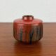 Brutalist studio pottery vase by Lu and Gerd Grove, 1964.
