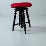 Vintage piano stool / stool / stool