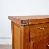 Solid oak chopping block buffet