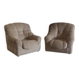 Paire de fauteuils vintage