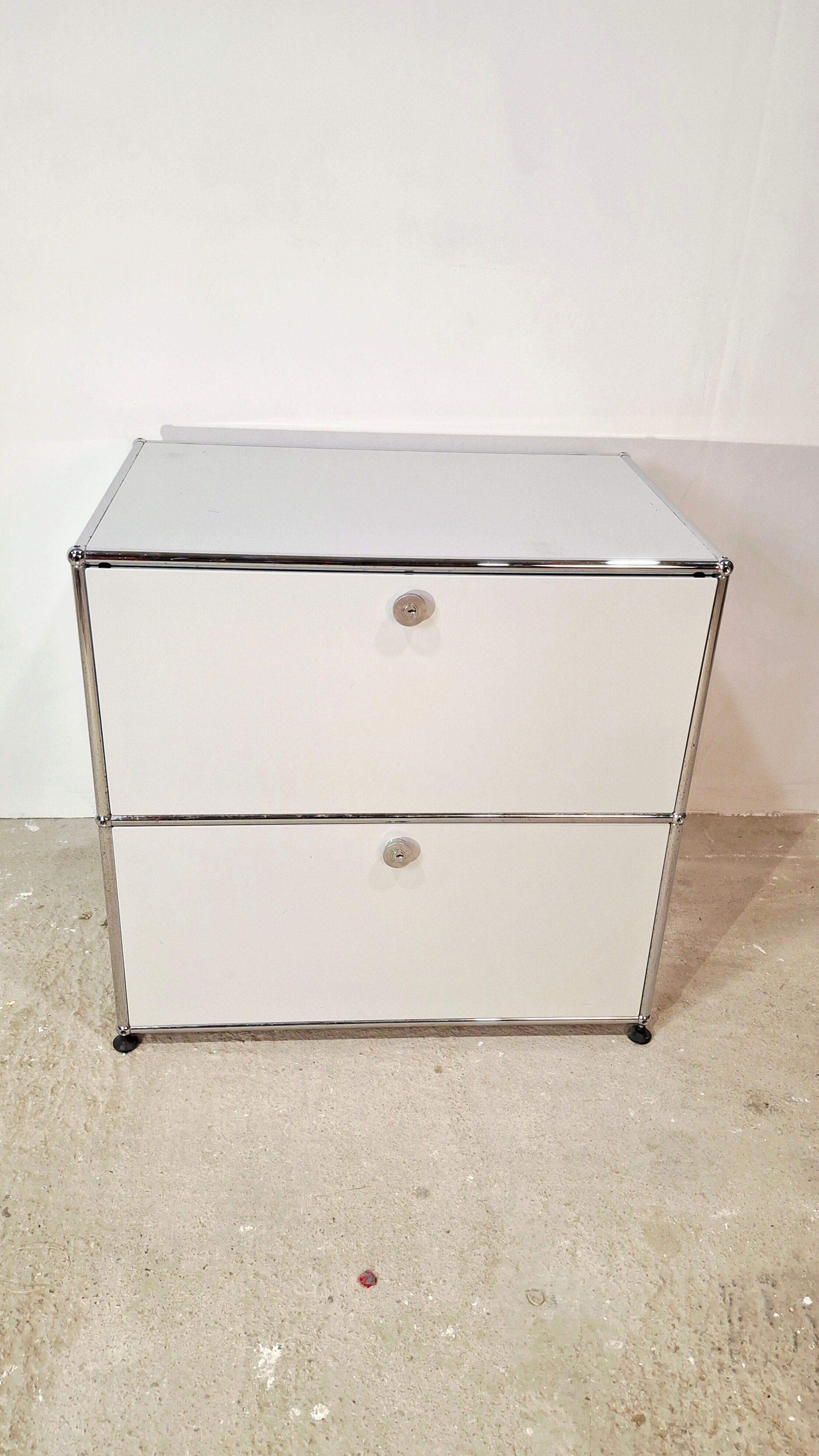 USM Haller two-drawer cabinet from the 1980s