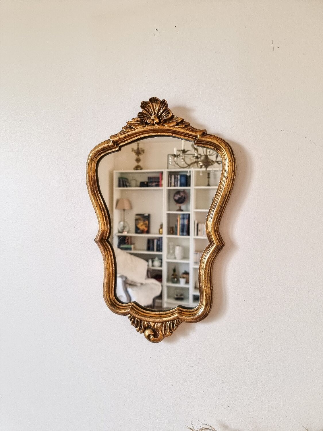 Small baroque mirror louis xv style