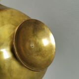 Brass candlestick for a single candle