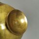 Brass candlestick for a single candle