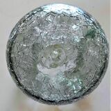 BIOT vase in transparent glass and cracked effect