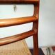 Chaises no78 palissandre/ corde Niels Otto Moller