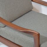 Fauteuil scandinave haut dossier par Niels Eilersen 1960
